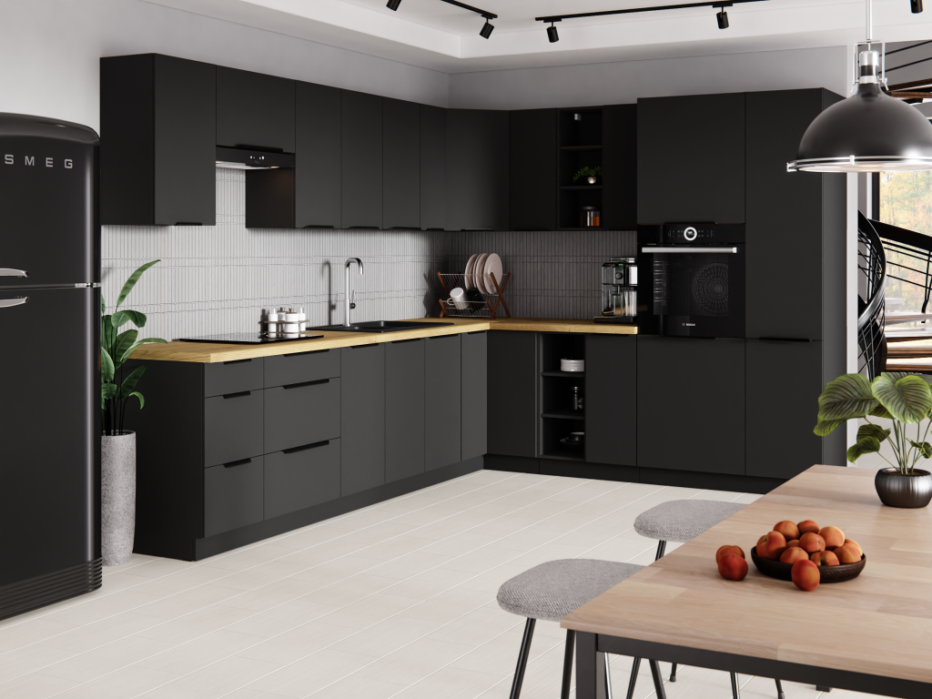 Keuken Siena zwart